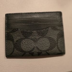 Coach Black Card Holder